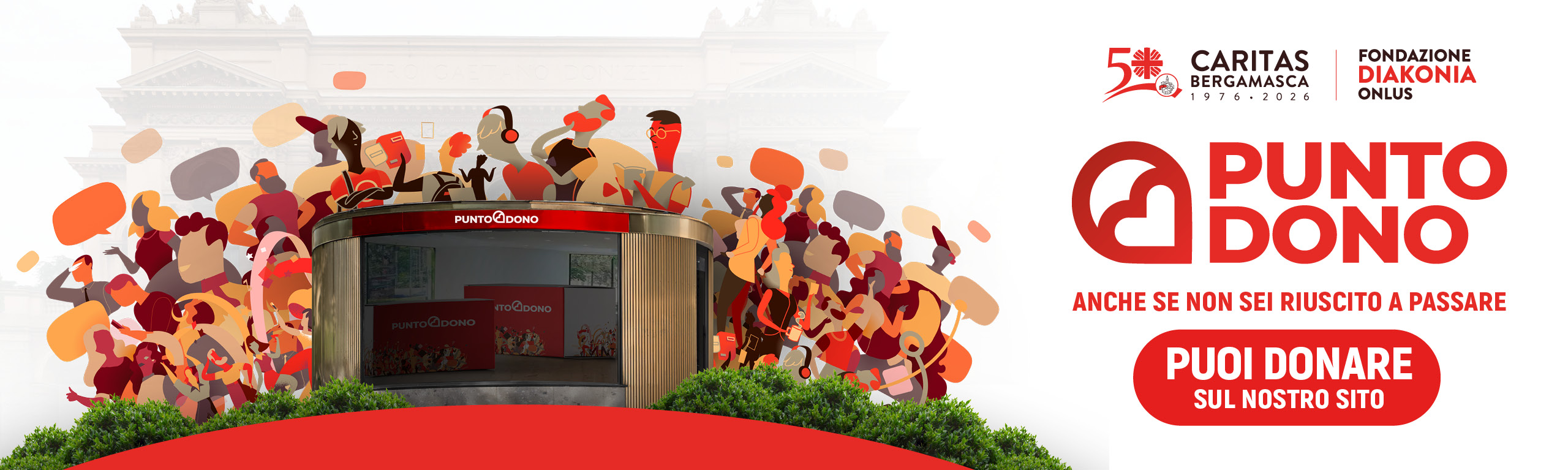 NON SEI RIUSCITO A VISITARE IL PUNTO DONO? PUOI DONARE SUL NOSTRO SITO.